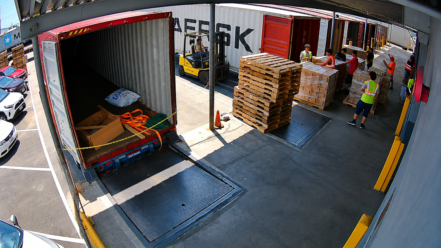 Golden State Connections operations — transload dock